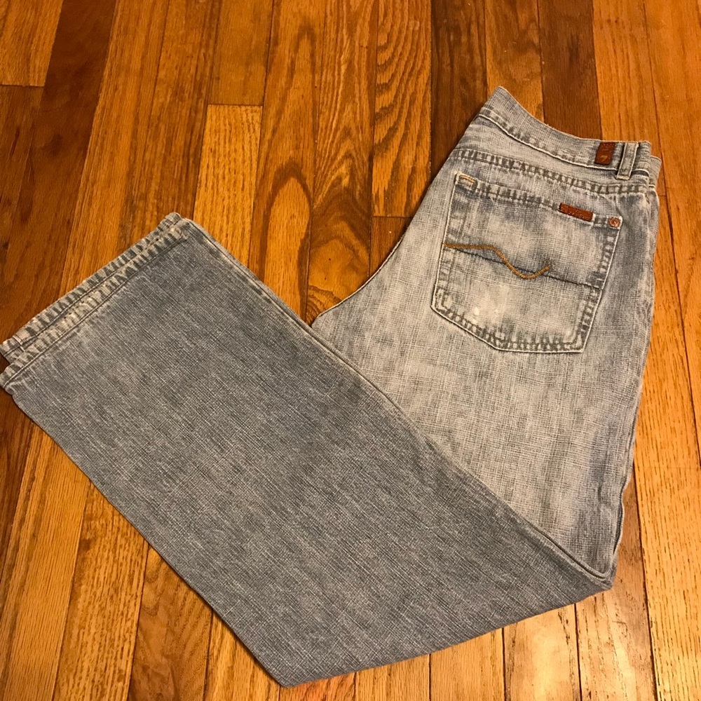7 For All Mankind Dojo Mid Rise Jeans Size 30x28